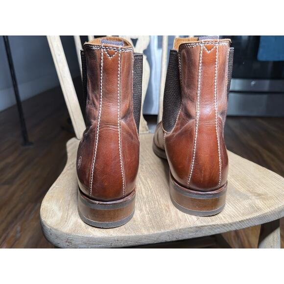 Ranch Road Boots Men’s 13 E (Wide) Brown Leather Chelsea Boots | Made in Spain main image 6